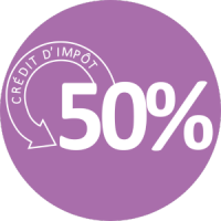 Crédit d'impôt 50%